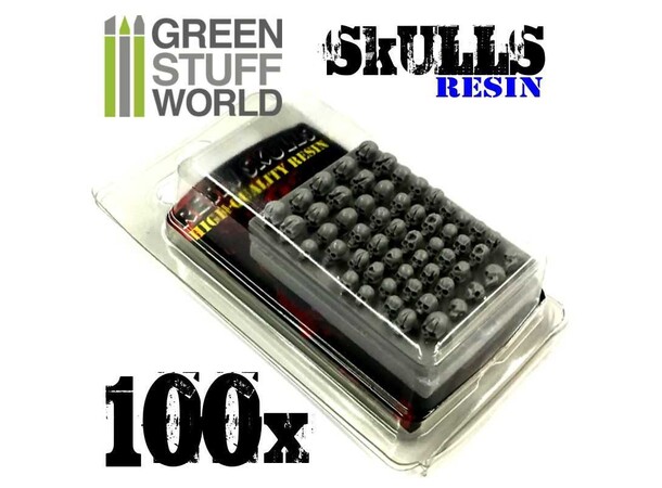 Resin Skallar Skulls - 100 st Green Stuff World 