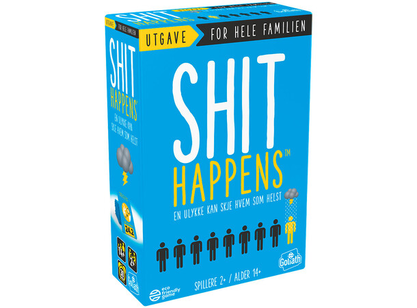 Shit Happens Familieutgave Partyspill Norsk utgave 