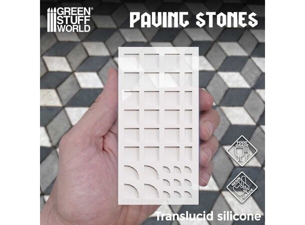 Silicone Molds Paving Stones Green Stuff World 