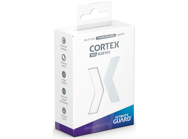 Sleeves Cortex Vit 100 stk- 66x91 Ultimate Guard Standard Size 