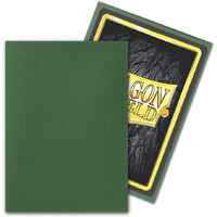 Sleeves Matte Forest Green x100 66x91 Dragon Shield Kortskydd m/deckbox