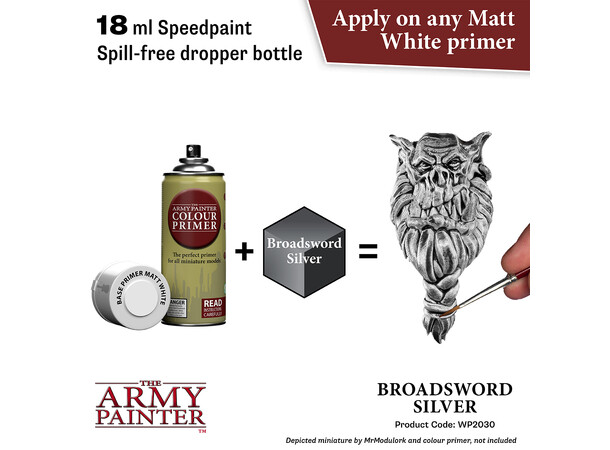 Speedpaint 2.0 Broadsword Silver Army Painter - 18ml 
