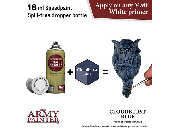 Speedpaint 2.0 Cloudburst Blue Army Painter - 18ml 