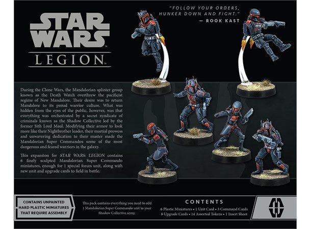 Star Wars Legion Mandalorian Super C Exp Expansion till Star Wars Legion 