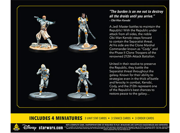 Star Wars Shatterpoint Hello There Expansion till Star Wars Shatterpoint 