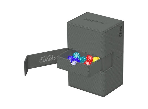 Twin Flip N Tray 160+ Grå Ultimate Guard - Monocolor 