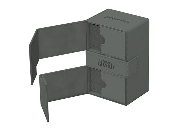 Twin Flip N Tray 160+ Grå Ultimate Guard - Monocolor 
