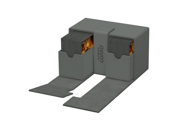 Twin Flip N Tray 160+ Grå Ultimate Guard - Monocolor 