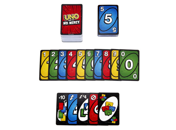 UNO No Mercy Kortspel 