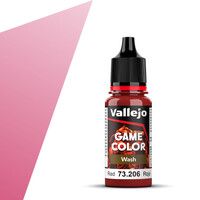 Vallejo Game Color Red Wash 18ml - Wash