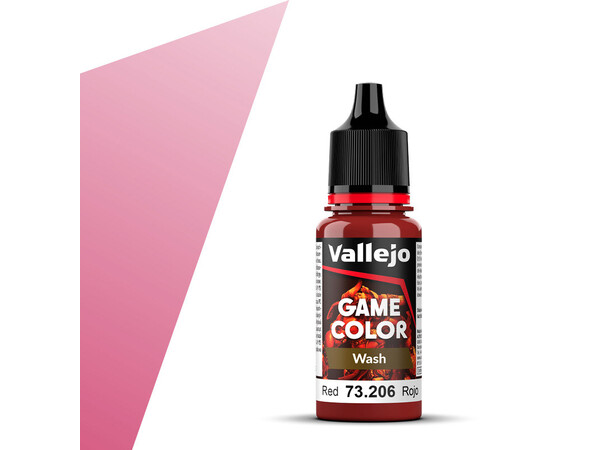 Vallejo Game Color Red Wash 18ml - Wash 