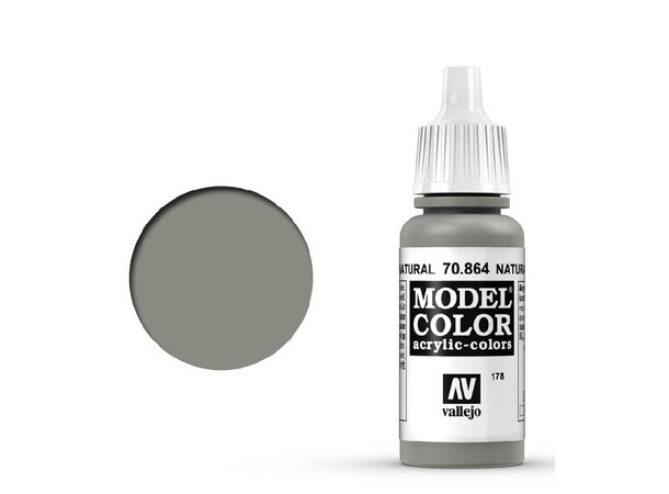 Vallejo Model Color Natural Steel 17ml 