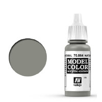 Vallejo Model Color Natural Steel 17ml 