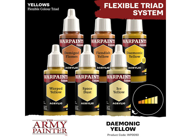 Warpaints Fanatic Daemonic Yellow Army Painter 