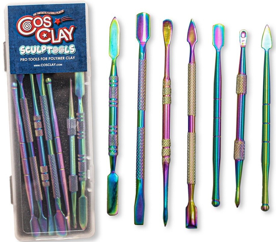 Anodized Steel Sculpting Set Cosclay
