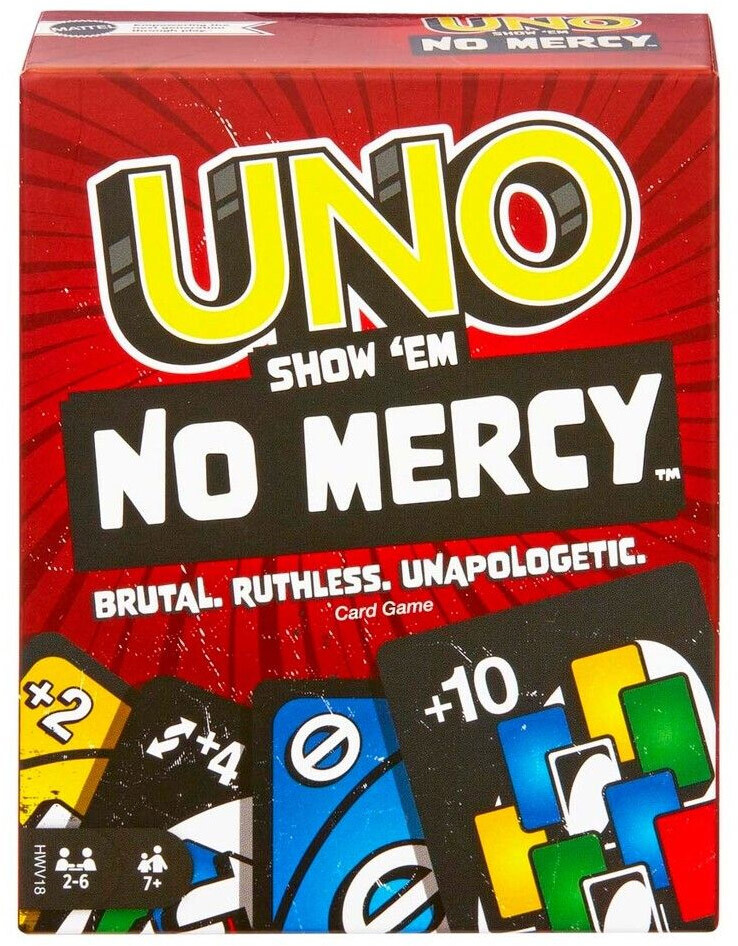 UNO No Mercy Kortspel