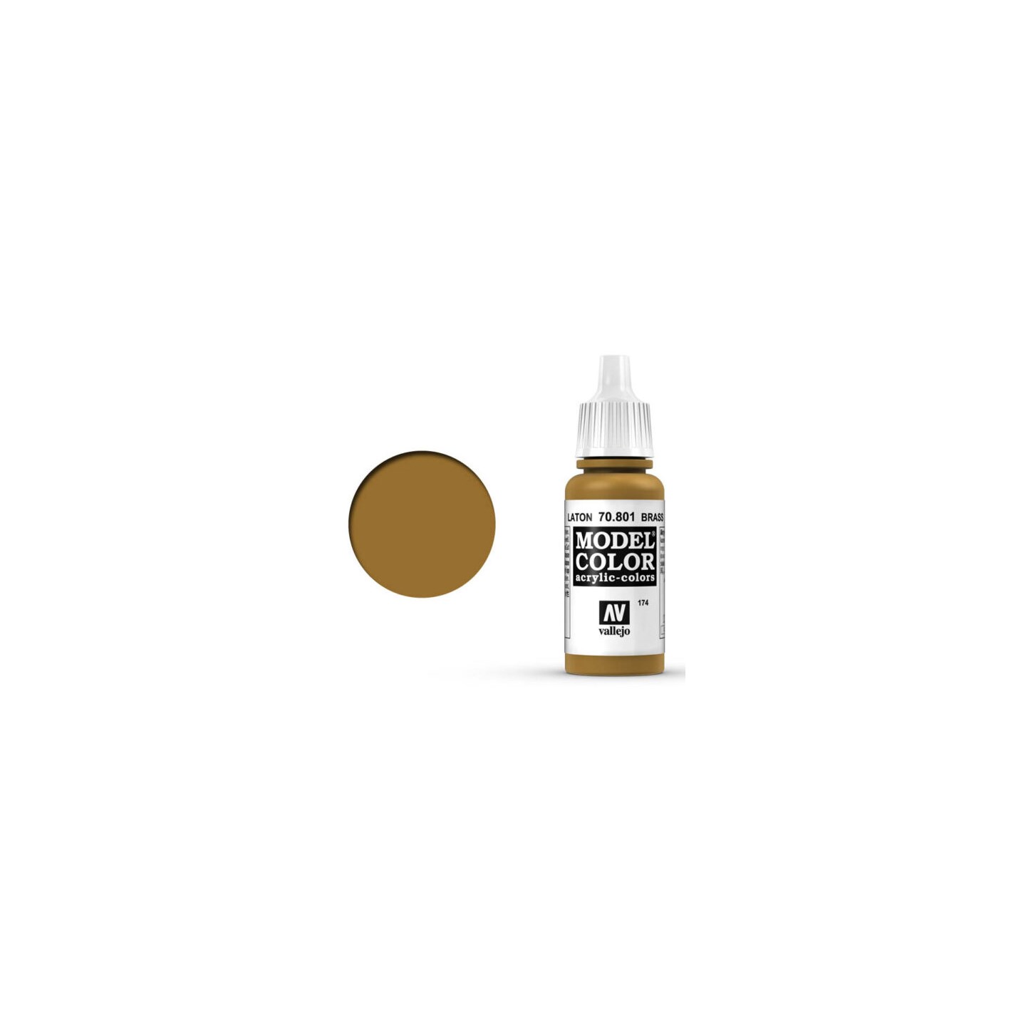 Vallejo Model Color Brass 17ml