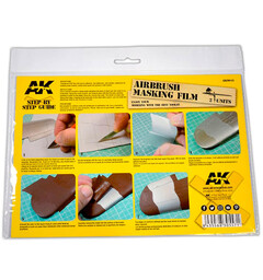 AK Airbrush Maskeringsfilm - 2 st
