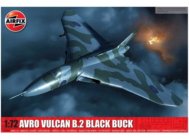 Avro Vulcan B.2 Black Buck 45cm Airfix 1:72 Byggsats 