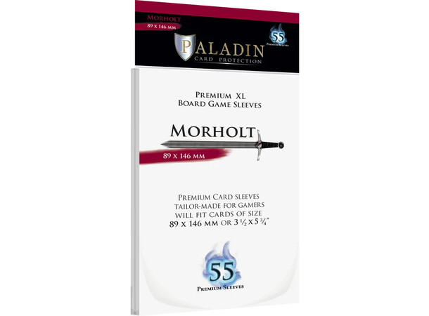 Brädspel Kortskydd 55 st 89x146 Paladin Morholt Premium XL 