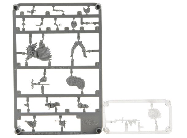 D&D Figur Frameworks Human Warlock Male 