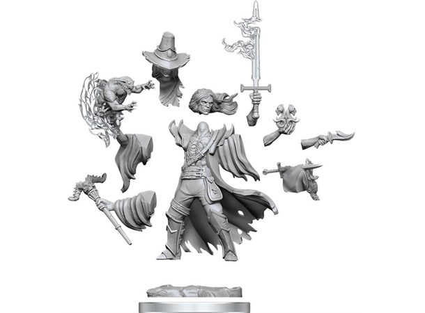 D&D Figur Frameworks Human Warlock Male 