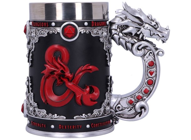 D&D Tankard Krus - 17,5 cm 