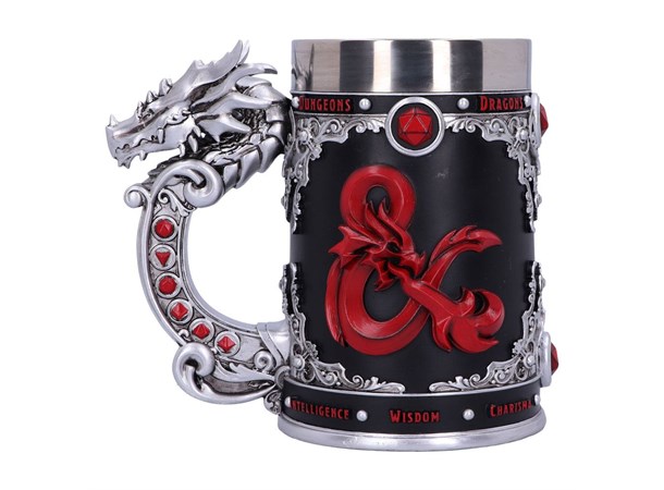 D&D Tankard Krus - 17,5 cm 