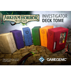 Deck Tome till Arkham Horror TCG - Blue GameGenic Investigator Deck Tome