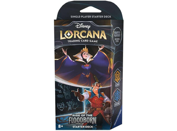Disney Lorcana Floodborn Starter Deck B Rise of the Floodborn - Amber & Sapphire 