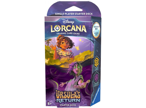 Disney Lorcana Ursulas Return Starter A Starter Deck - Amber & Amethyst 