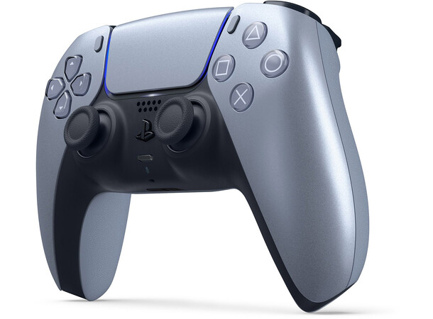 DualSense Controller Sterling Silver PS5 Handkontroll för PlayStation 5 