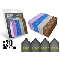 Foam Sanding Pads FINE GRIT x20 Green Stuff World