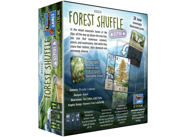Forest Shuffle Alpine Expansion Expansion till Forest Shuffle 