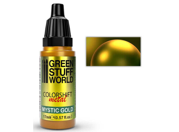 GSW Colorshift Metal Mystic Gold Green Stuff World Chameleon Paints 17ml 