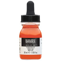 Ink Acrylic Fluorescent Red Liquitex 983 - 30 ml