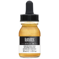 Ink Acrylic Iridescent Bright Gold Liquitex 234 - 30 ml