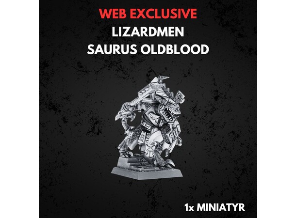 Lizardmen Saurus Oldblood Warhammer Fantasy 