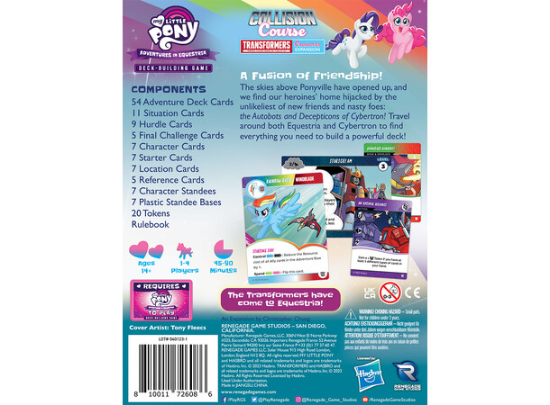 My Little Pony DBG Collision Course Exp Deck Building Game 