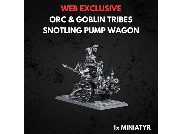 Orc & Goblin Tribes Snotling Pump Wagon Warhammer The Old World 