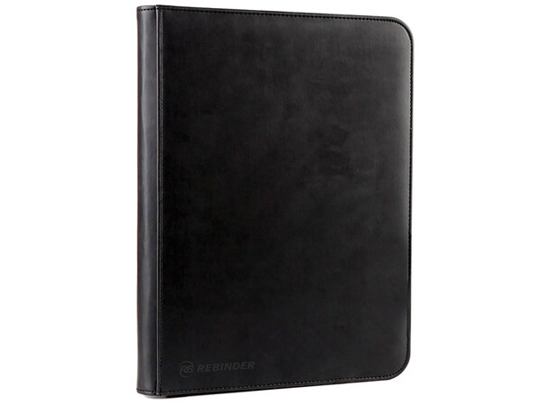 Rebinder Toploader Binder 9-Pocket Black 