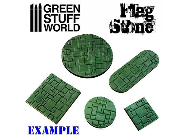 Rolling Pin Flagstone - 25mm Green Stuff World 