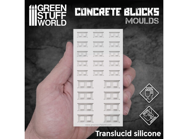 Silicone Molds Concrete Blocks Green Stuff World 