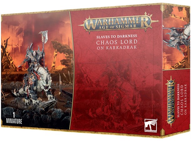 Slaves to Darkness Lord on Karkadrak Warhammer Age of Sigmar 