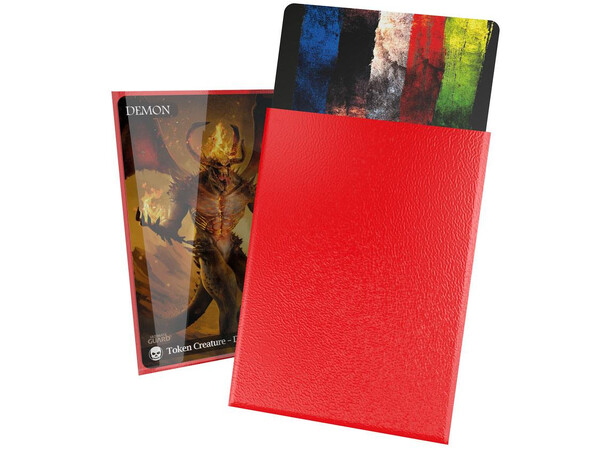 Sleeves Cortex Röd 100 st - 66x91 Ultimate Guard Standard Size 