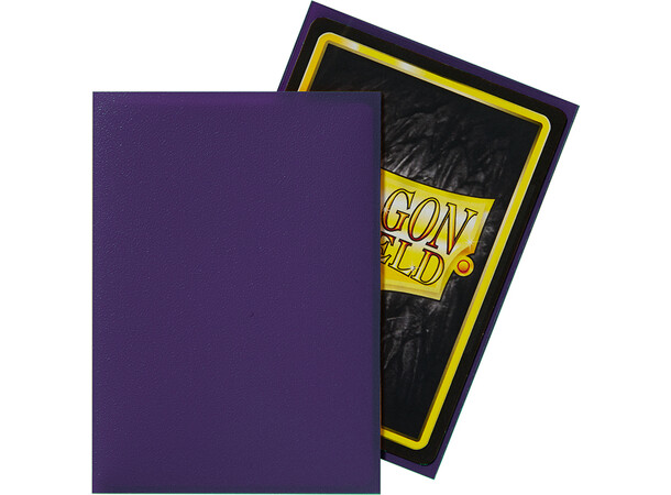 Sleeves Matte Purple x100 66x91 Dragon Shield Kortskydd m/deckbox 