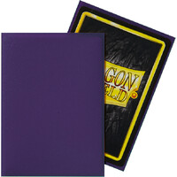 Sleeves Matte Purple x100 66x91 Dragon Shield Kortskydd m/deckbox