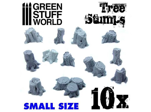 Small Tree Stumps (10 st) Green Stuff World 