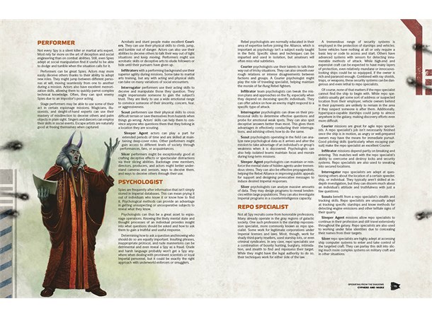 Star Wars RPG AoR Cyphers and Masks Age of Rebellion Roleplaying Game 