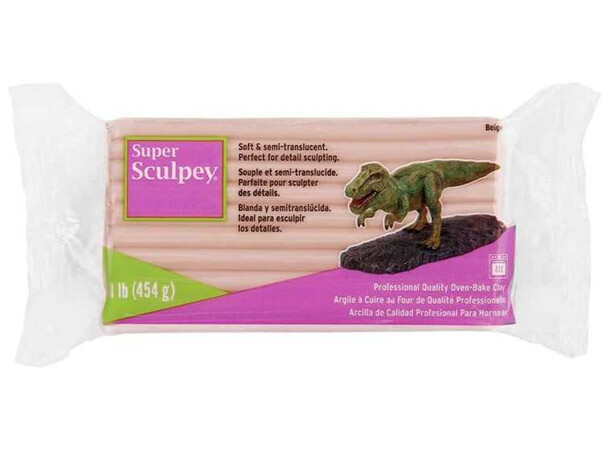 Super Sculpey Beige - 454g 